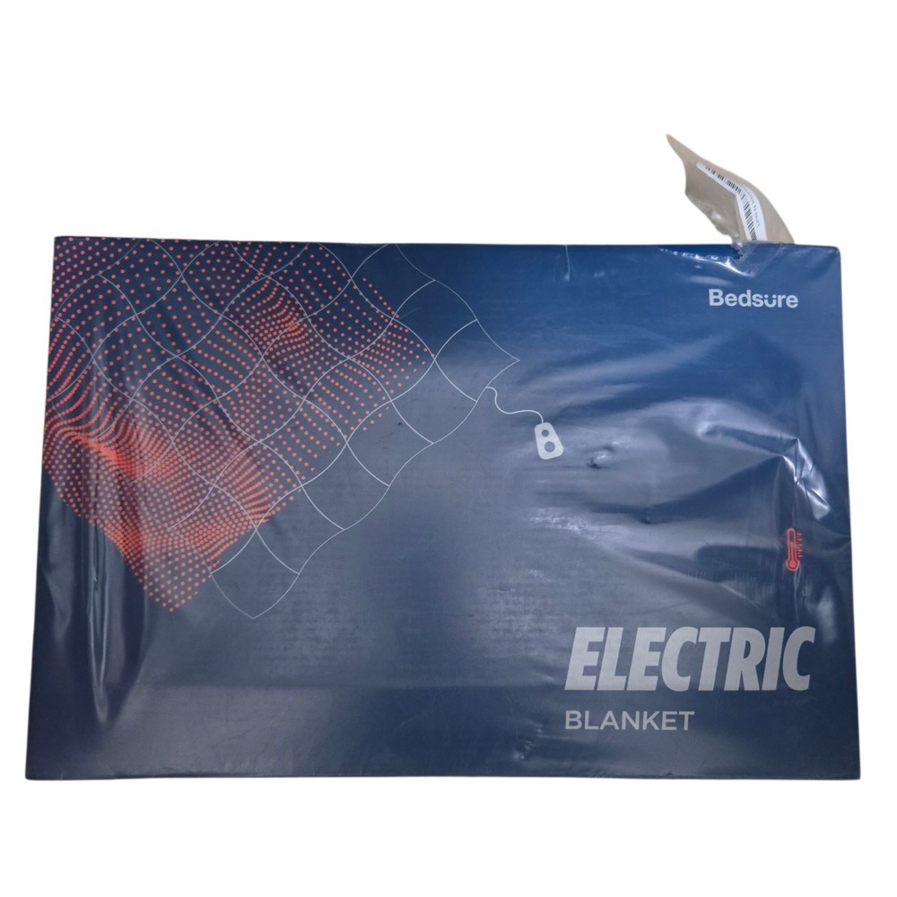 Bedsure Twin Electric Heated Blanket Soft Flannel 62" x 84" Grey 6 Heat 10 Timer